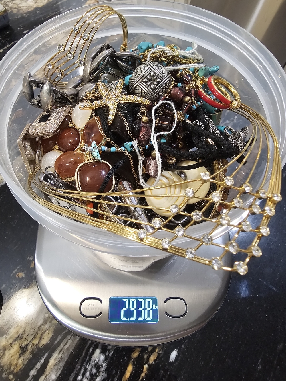 Wearable 3lb Jewelry Lot